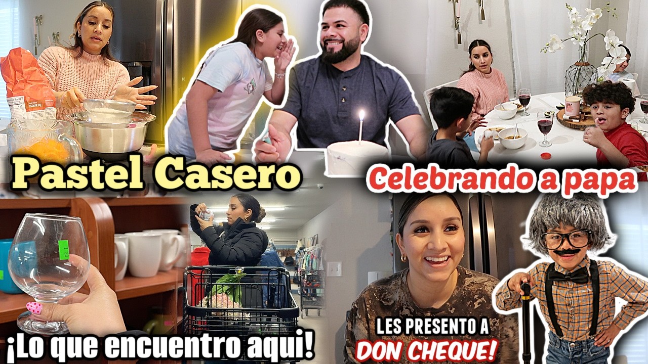 Le hice un pastel a mi esposo 🎂 | Les PLATICO algo de mi ADOLESCENCIA😳 | ¡VAMOS a hacer FIESTA!
