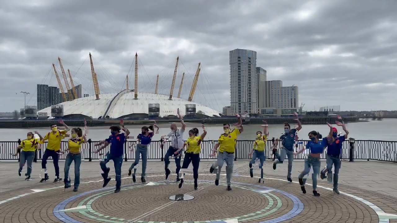 Grupo Niche - Del puente para allá (Fan Dance Video)