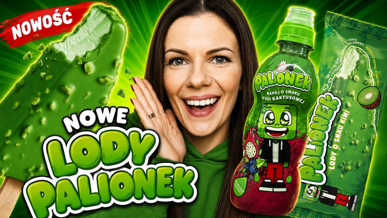 💚 TESTUJE NOWE LODY PALIONA Z ŻABKI - PALIONKI 💚 #palion #palionek #wojanek