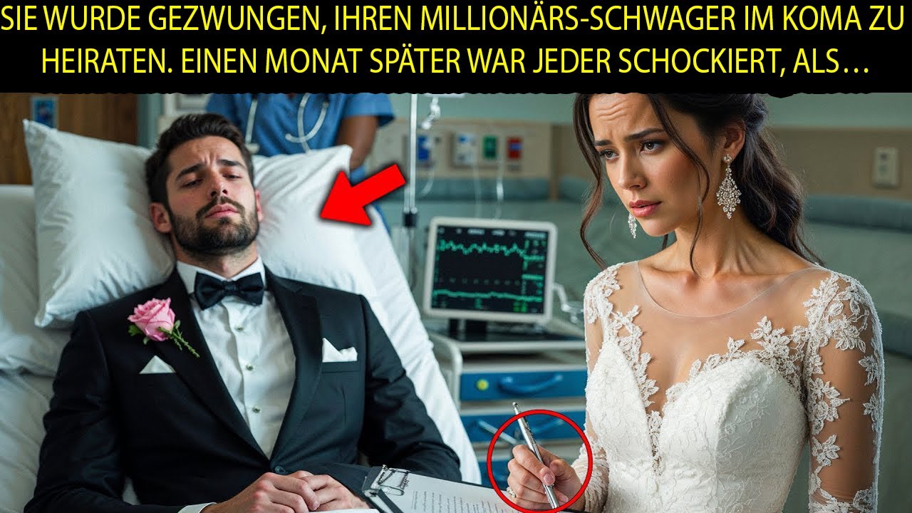 ZUR HOCHZEIT GEZWUNGEN MIT KOMATOSEM MILLIONÄR – DOCH EIN MONAT SPÄTER WIRD ES UNGLAUBLICH