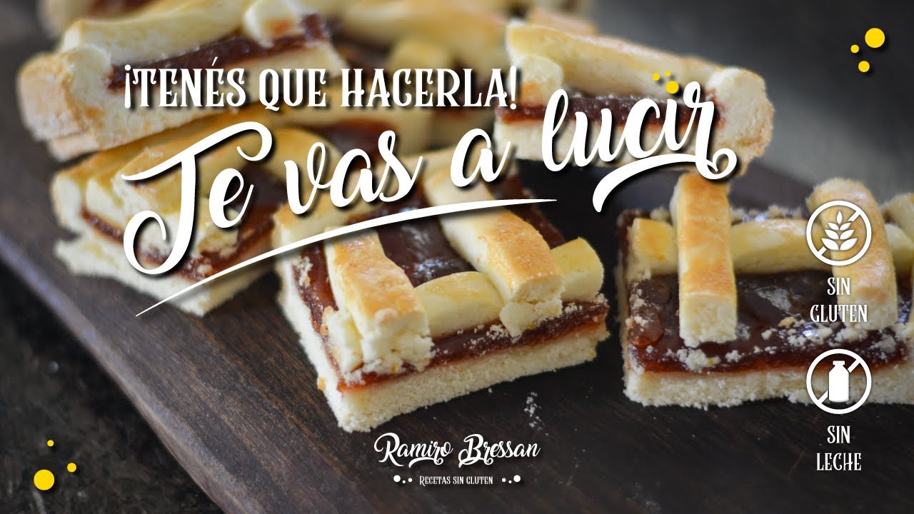 🧉 La mejor PASTAFROLA sin TACC (masa quebrada sin lactosa) | Recetas SIN GLUTEN