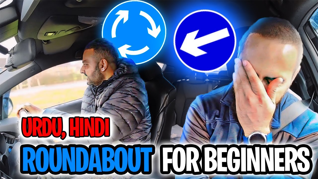 Roundabouts Driving Lesson for beginners | UK Driving Lessons I Driving Lesson in #urdu  #hindi
