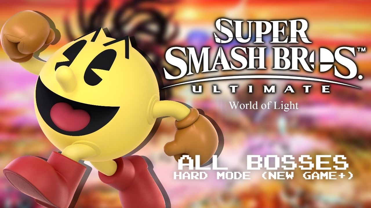 Smash Bros. Ultimate [World of Light] - Pac-Man vs. Galeem and Dharkon (Final Boss)