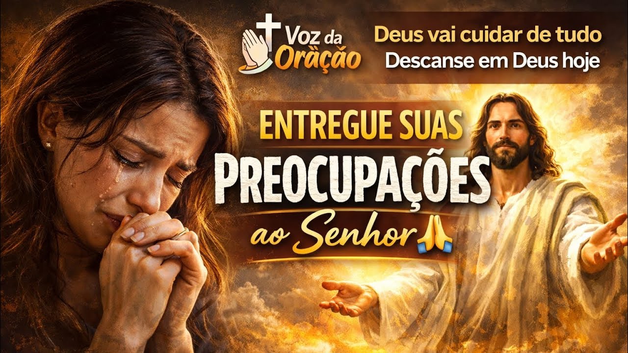 Entregue Suas Preocupações ao SENHOR. Ouça Essa ORAÇÃO e Sinta Paz Imediata.