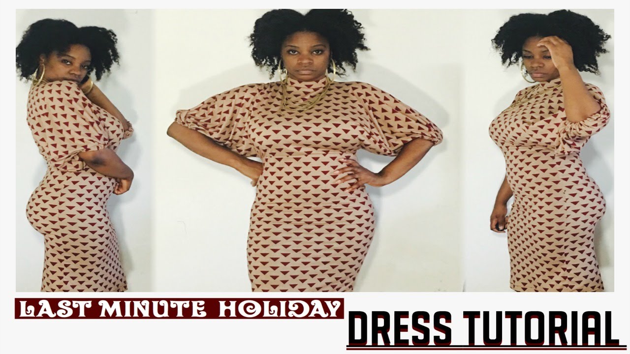 DIY/Tutorial : Last Minute Holiday Dress #1