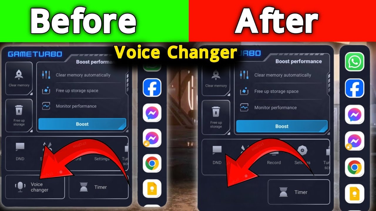 game turbo voice changer | game turbo voice changer not showing