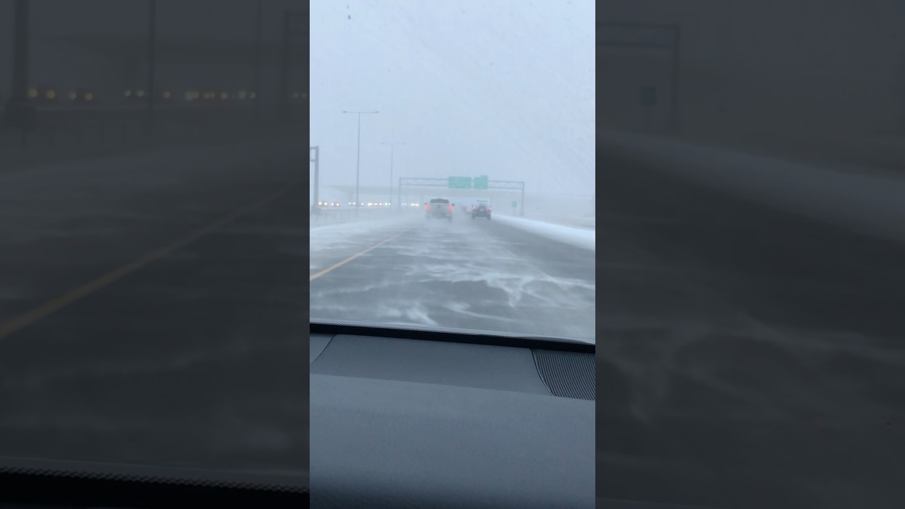 Snow Spray on the roads of 🍁 🇨🇦 #shorts #snowyroads