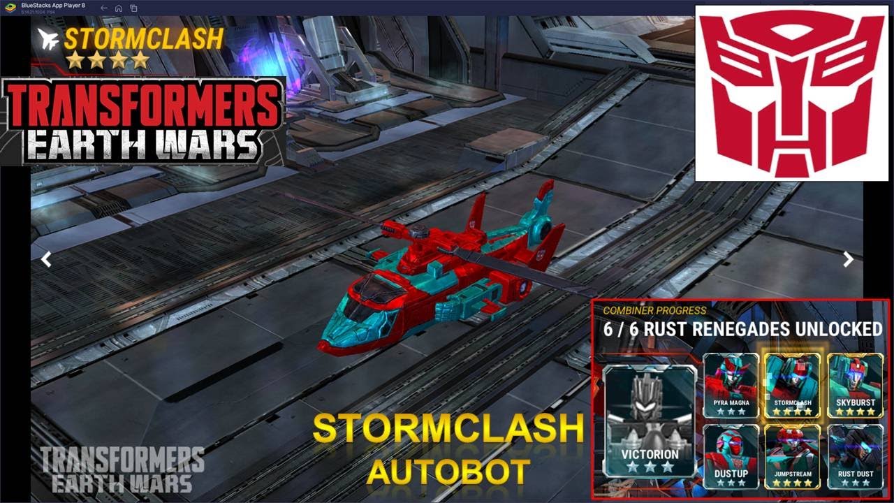 [*/\*] Transformers: Earth Wars - Unlock Autobot STORMCLASH (4 STAR) and Gameplay