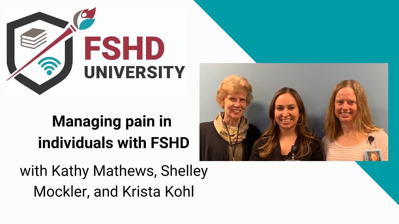 Managing pain in individuals with FSHD