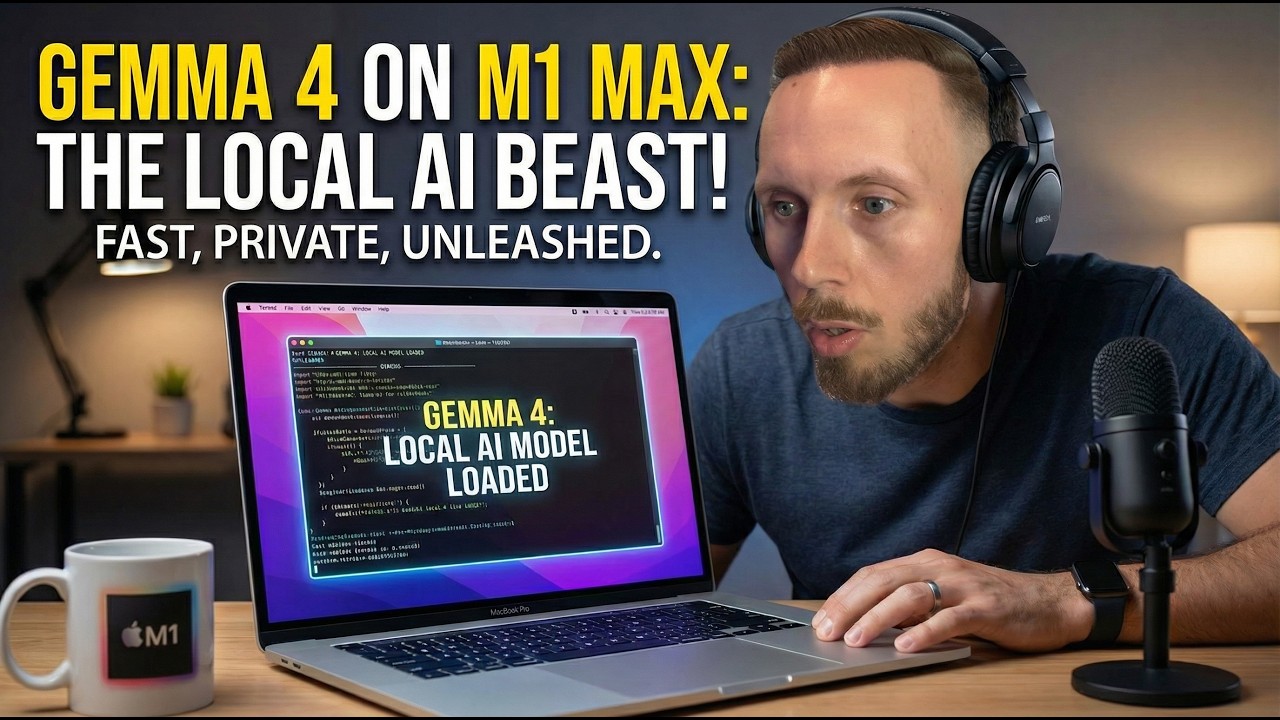 Gemma 4 on MacBook Pro M1 Max is INSANE!  (Local LLM)