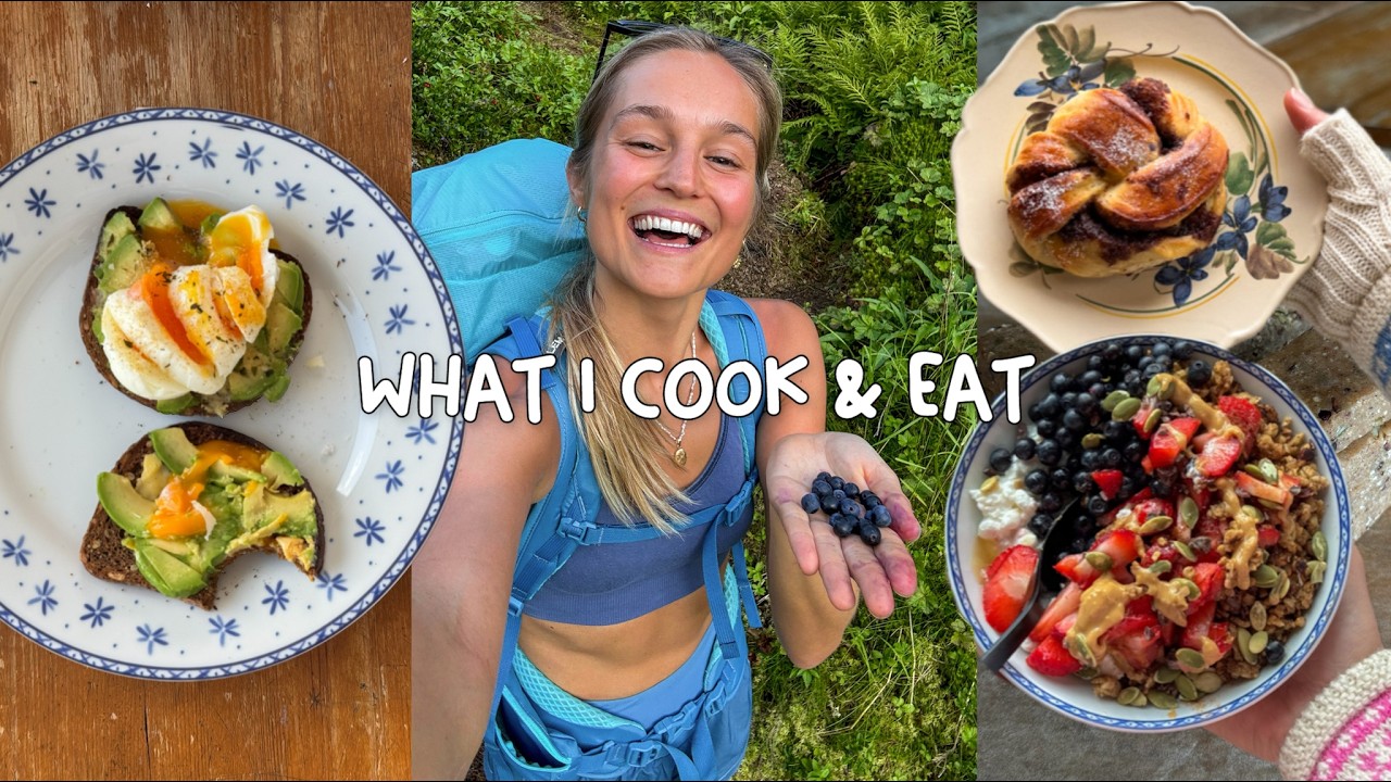 food i eat to feel healthy & happy :) lofoten vlog!
