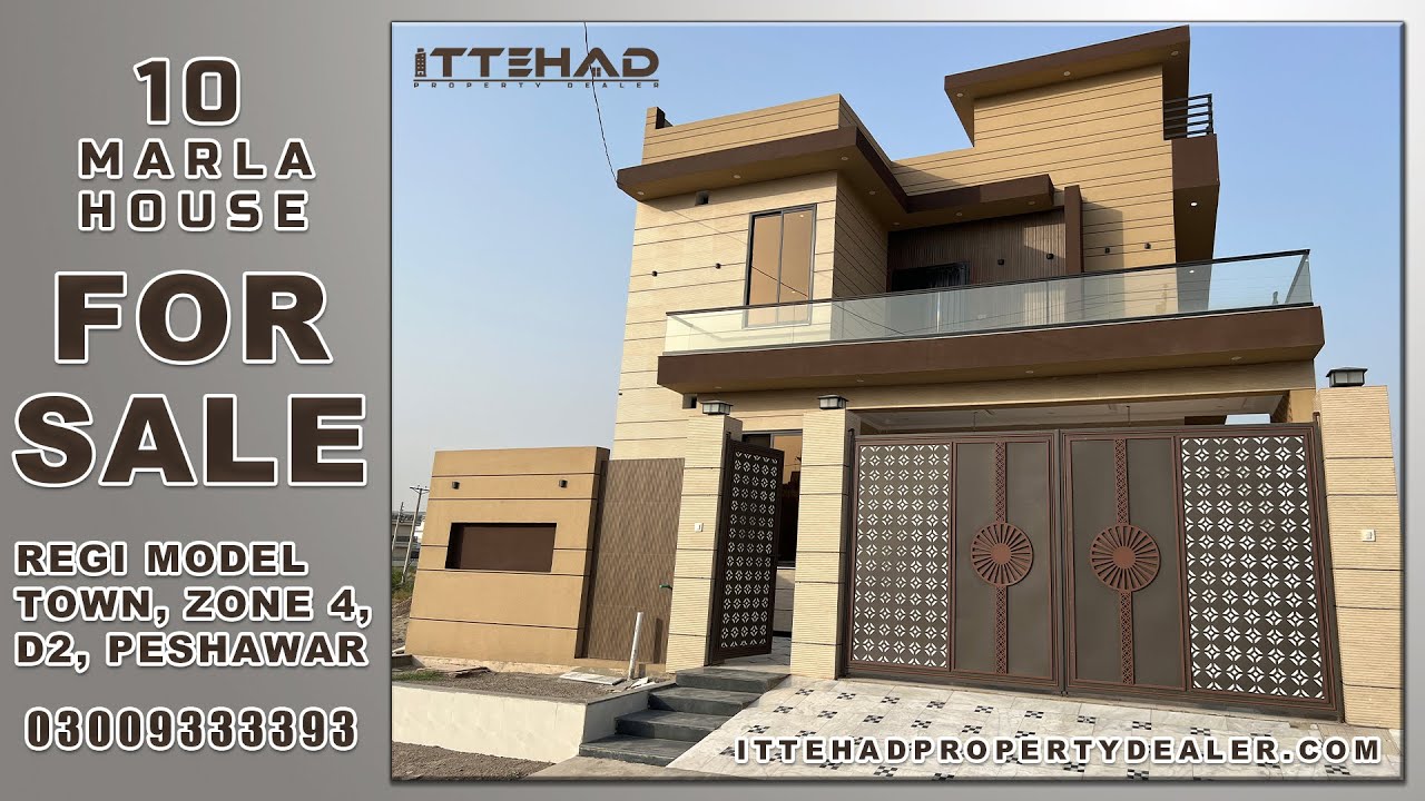 10 Marla House For Sale / Regi Model Town, Zone 4, D2, Peshawar.