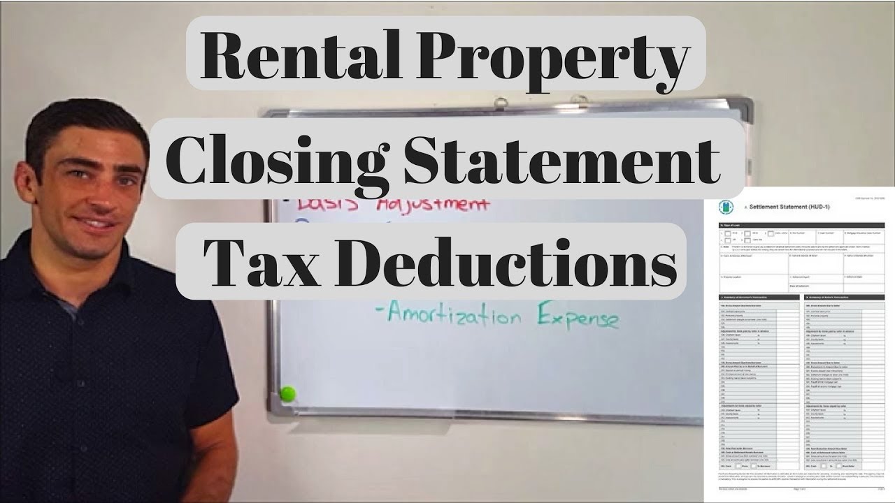 What closing costs are tax deductible for my rental property?