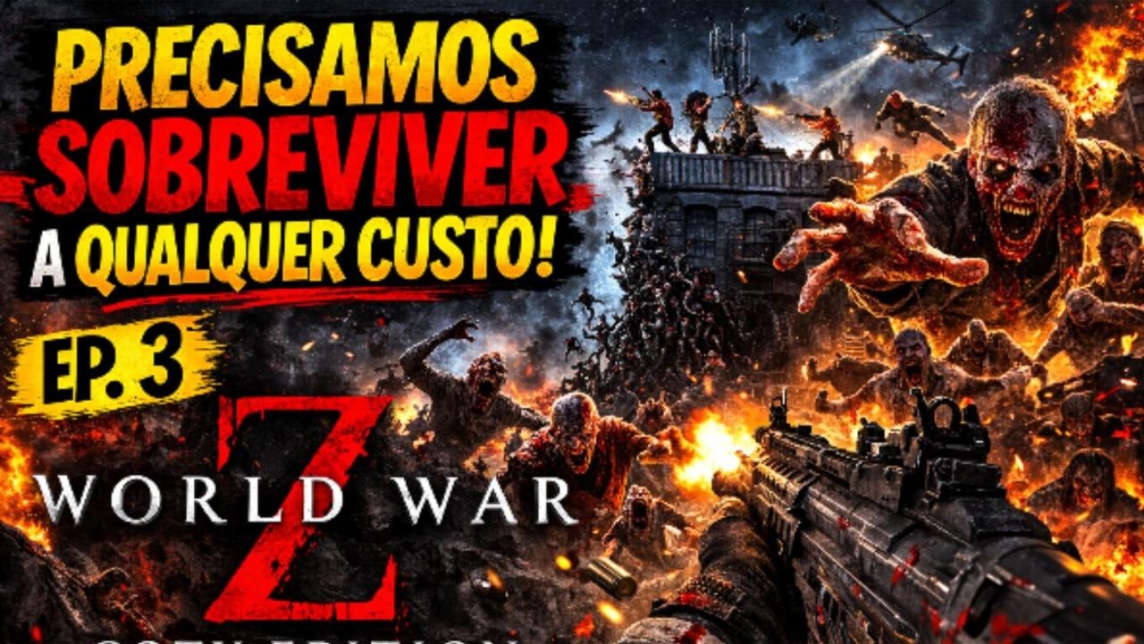 Precisamos Sobreviver A qualquer custo # World War Z # EP 3