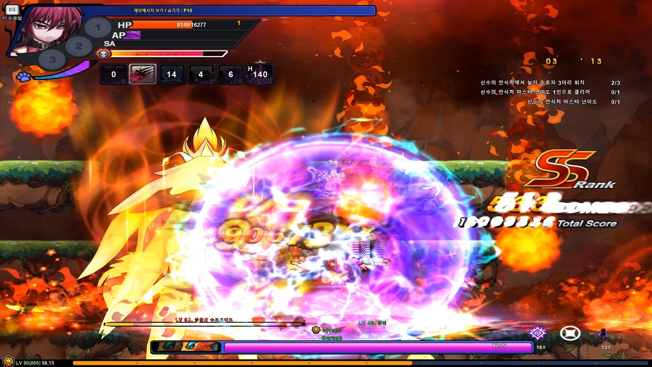 GrandChase - Awakening Dio Sanctuary of Divine Beast Master Difficulty