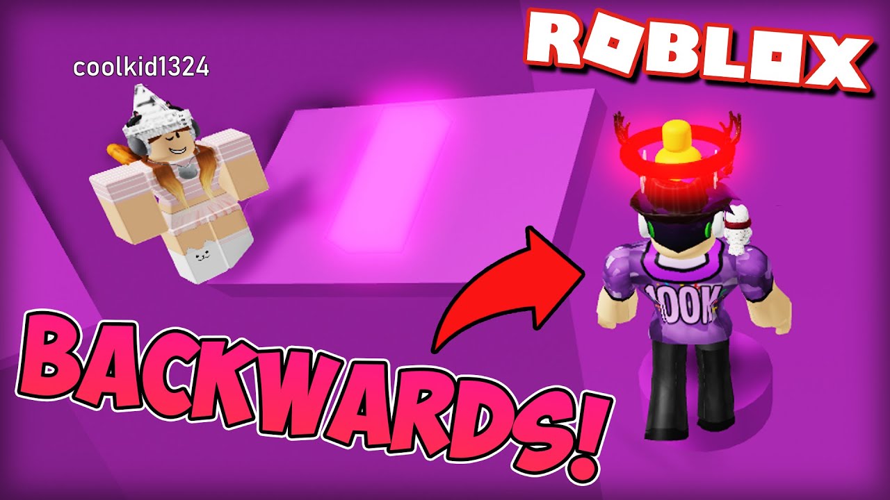 racing RANDOM PEOPLE... but I play BACKWARDS! | Tower of Hell on Roblox #31