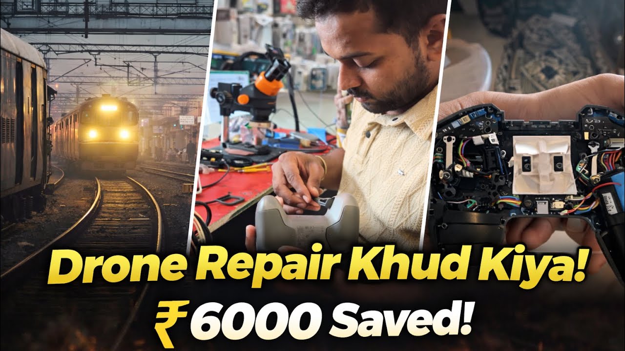 Drone Repair Khud Kiya 😱 | ₹6000 Bach Gaye | Daily Vlog