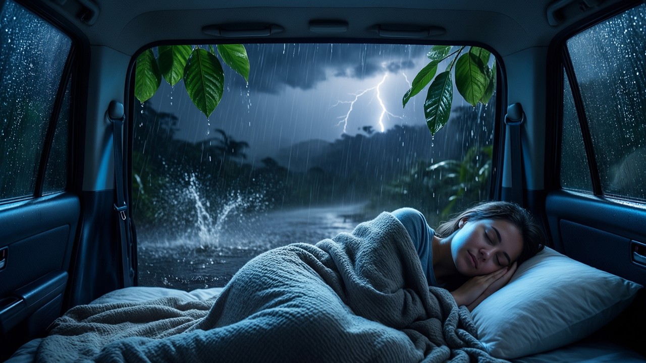 Dormez en 5 minutes avec ce merveilleux bruit de pluie dans la for&ecirc;t brumeuse la nuit