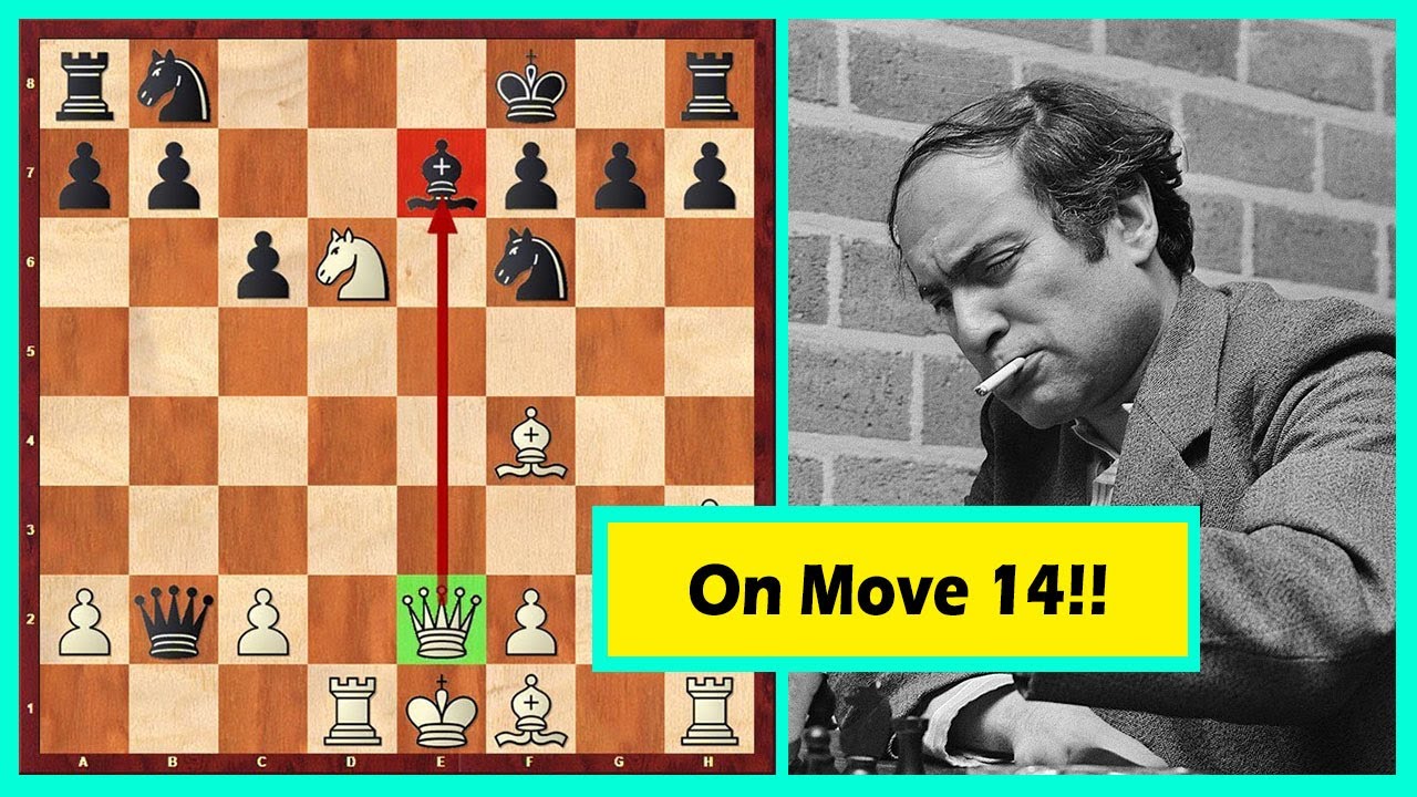 Yes, Yes... Mikhail Tal Goes For A Queen Sacrifice On Move 14
