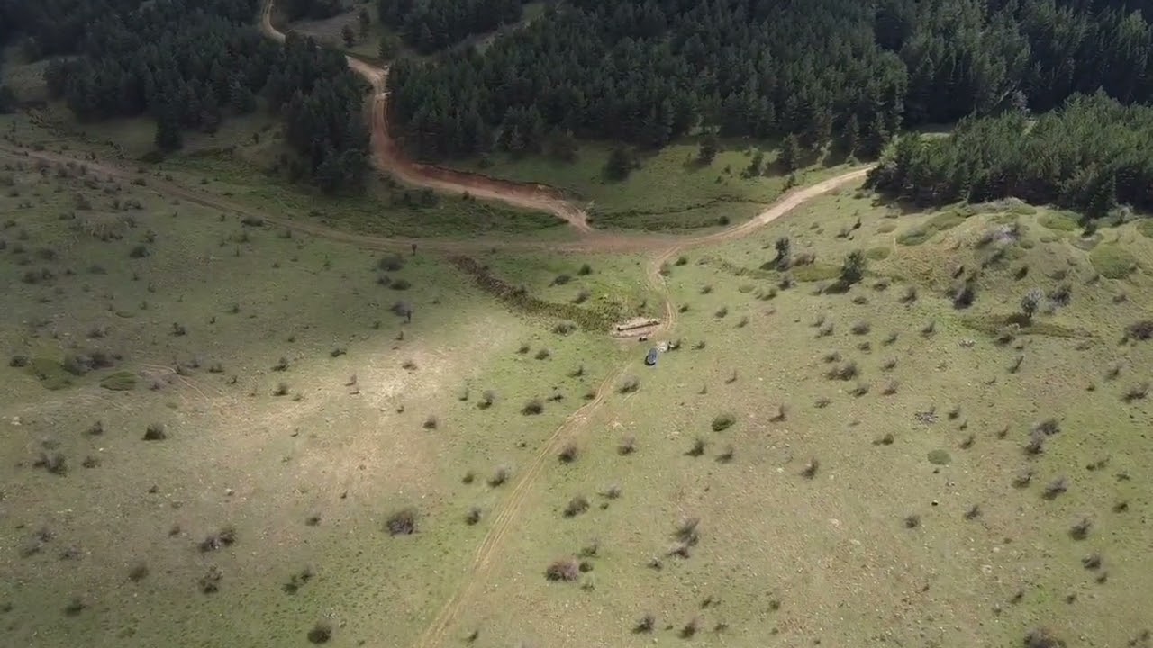 Çankırı orta elden köyü arpa tarlası