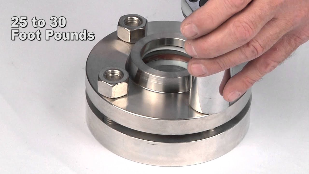 Model L Flange Sight Glass Assembly Instructions