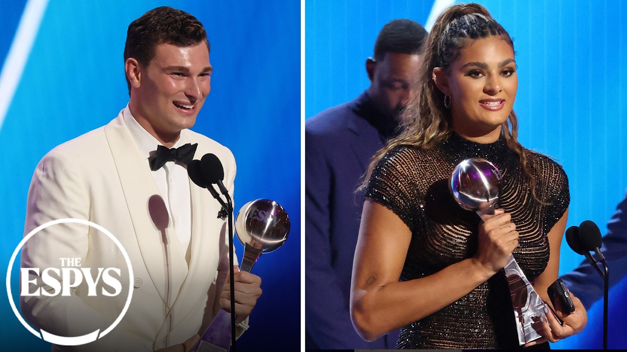 Fernando Mendoza and Lauren Betts wins ESPY for Best College Athlete | 2026 ESPYS