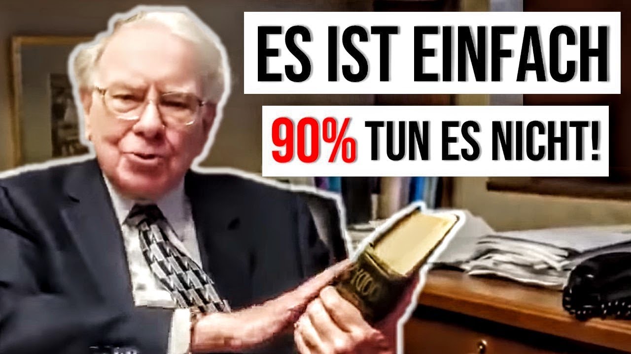 &bdquo;Ich wurde REICH, als ich das kapierte!&ldquo; - Warren Buffett