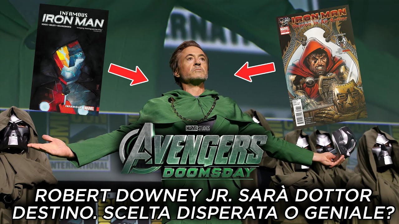 AVENGERS DOOMSDAY: ROBERT DOWNEY JR. SARÀ DOTTOR DESTINO!! SCELTA DISPERATA O GENIALE?