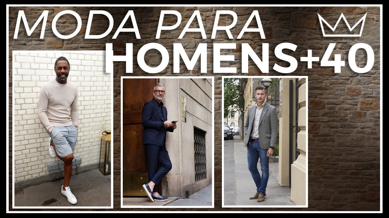 Moda masculina para HOMENS MADUROS: como se vestir depois dos 40