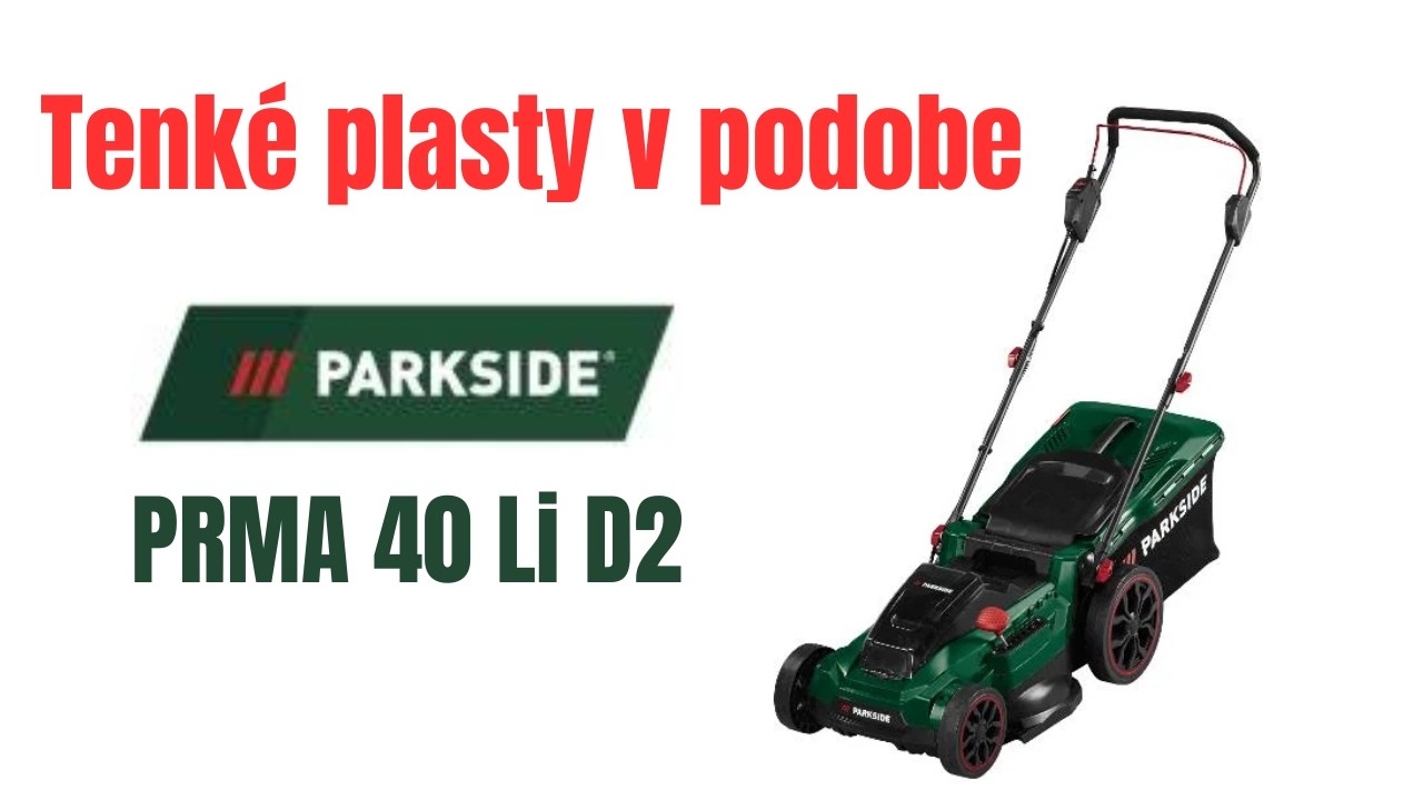 Test a recenzia rotačnej kosačky Parkside PRMA 40 Li D2. Porovnanie s modelom PRMA 40 Li A2