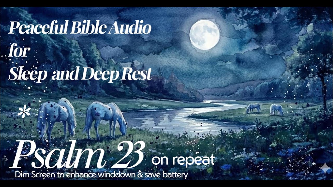 Psalm 23 for Deep Sleep | The Lord is my Shepherd