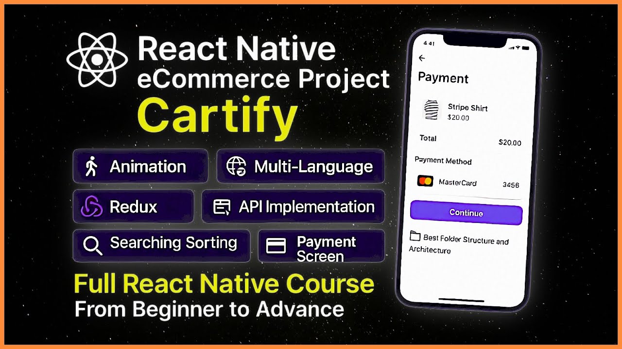 React Native Latest Tutorials | The FASTEST Way to Build a React Native eCommerce App with Redux
