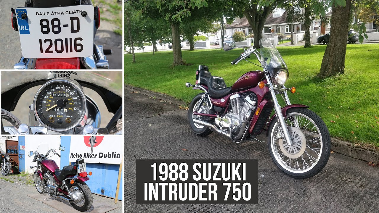1988 Suzuki Intruder VS750 (Обзор) - 1989 Suzuki Intruder VS750 часть 2