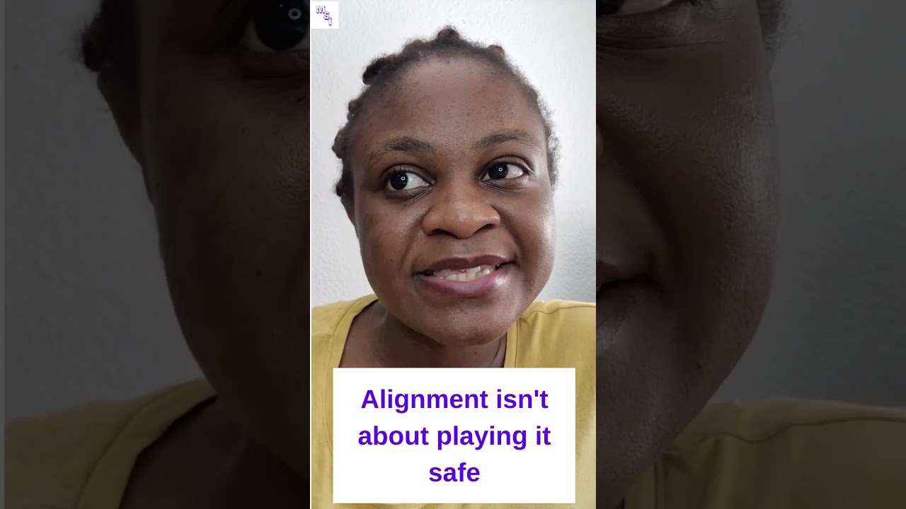 Alignment isn't about playing it safe#authenticity     #alignment #walkinginclarity