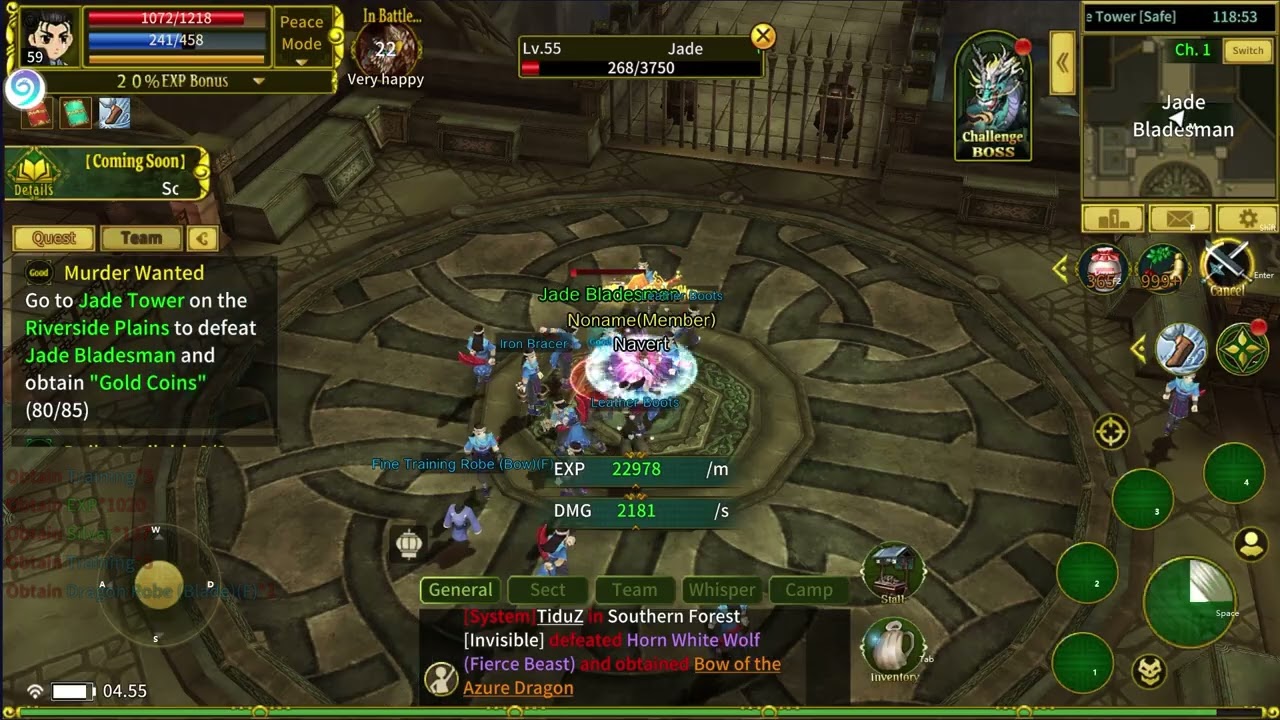 Good Quest Level 50-55 G2 Jade Tower Ruler of The Land YULGANG (Mobile)