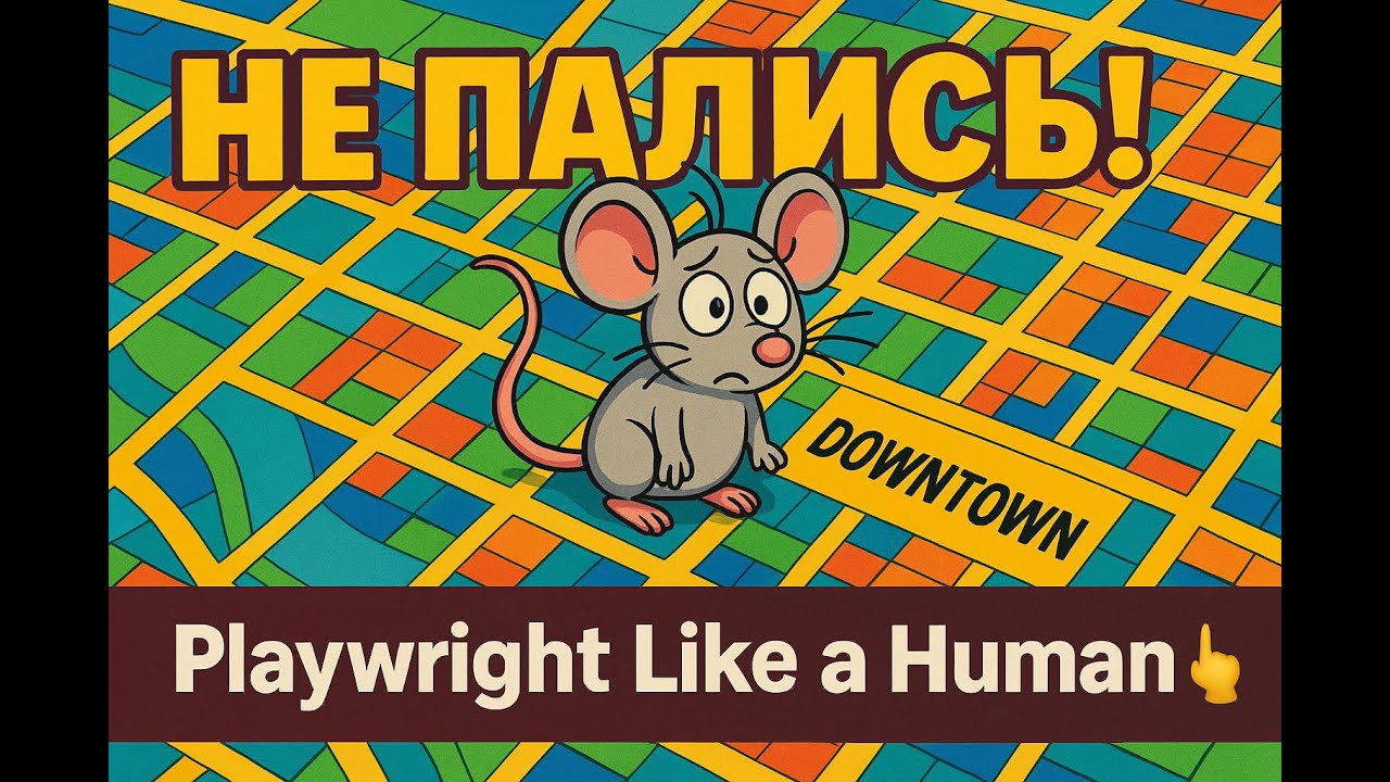 НЕ ПАЛИСЬ при клике! | Playwright как человек 👆