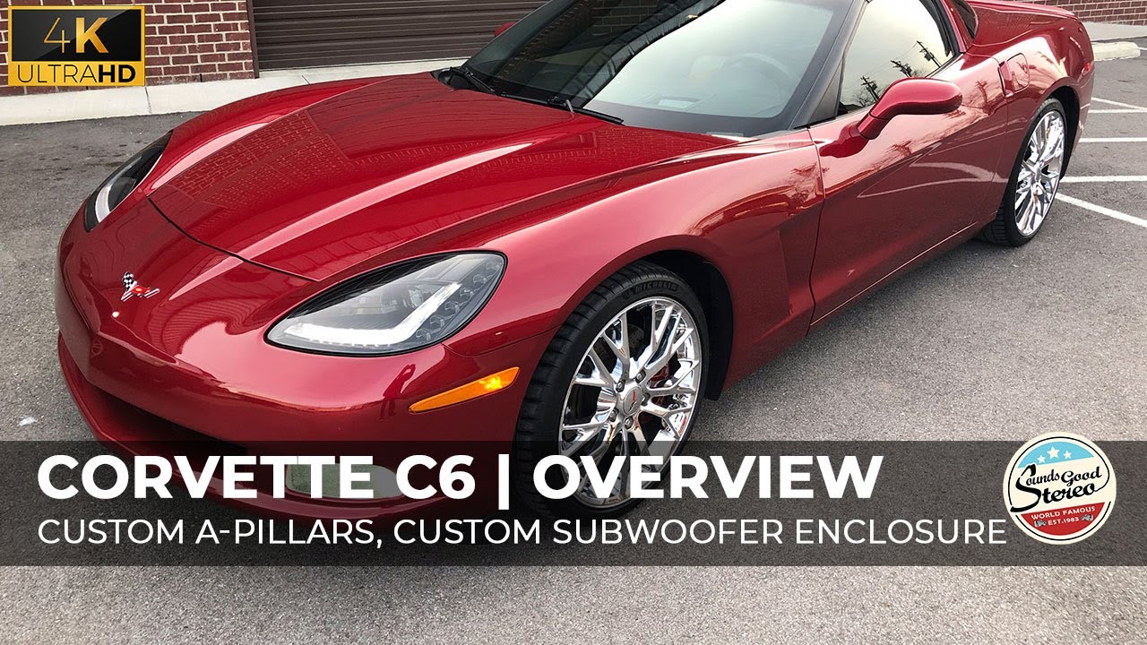 2011 Corvette C6 | Custom Stereo System Overview |  Subwoofer Enclosure, A-Pillars / Focal K2 3-ways