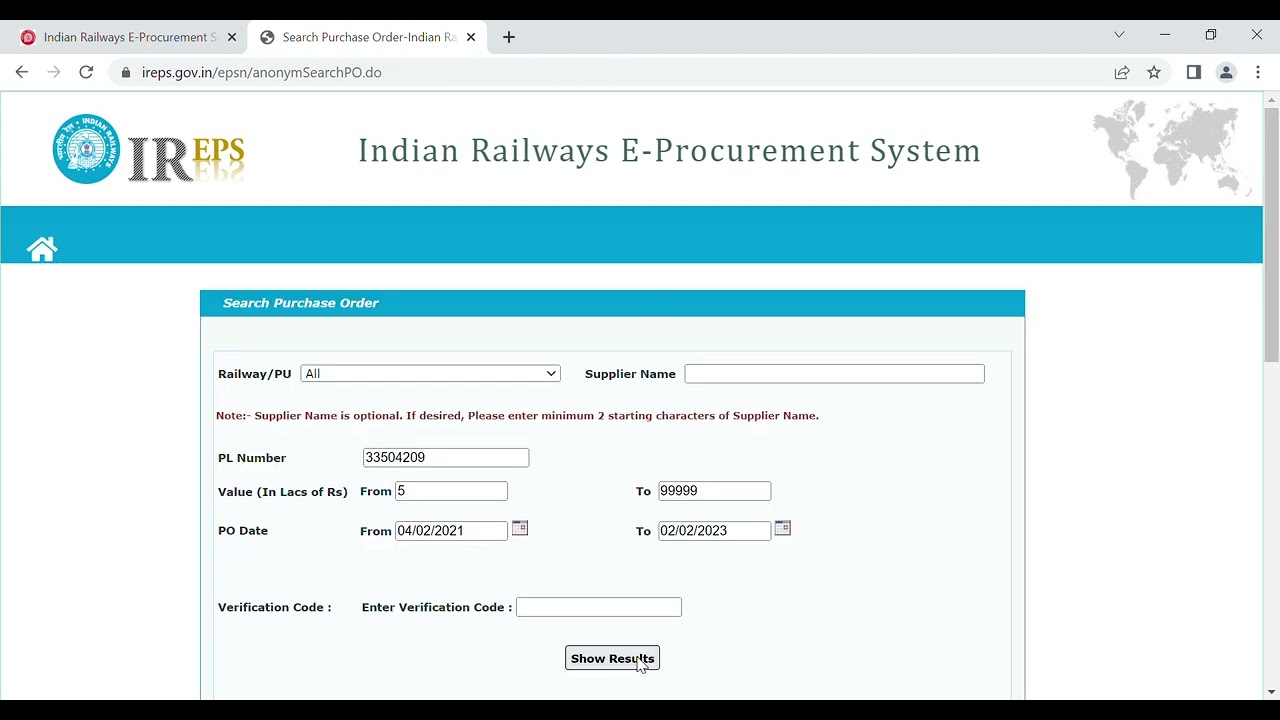 How to get Last Purchase rates LPR for any item on IREPS portal