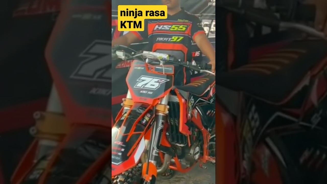 Ninja rasa KTM #gtx #gastrack #viral #shorts #motocross #tutorial #trailkabutsalju