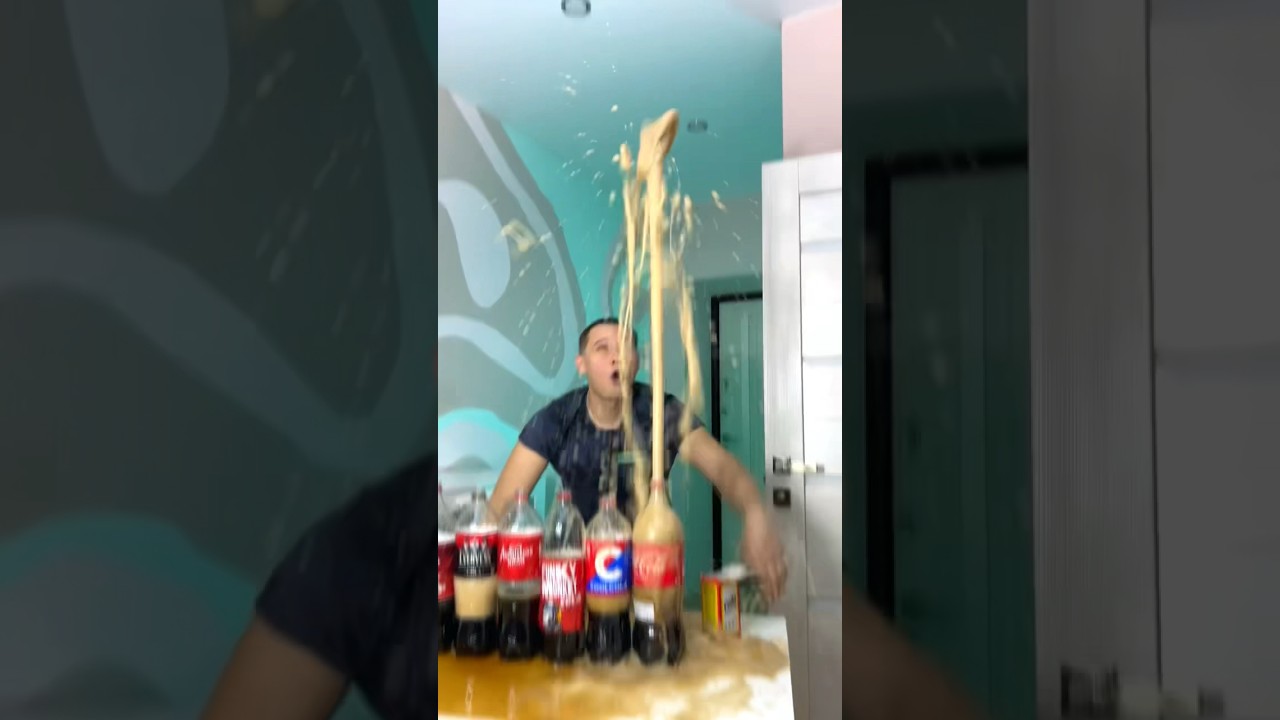 С КАКОЙ КОЛОЙ ФОНТАН ВЫШЕ?😱 #shorts