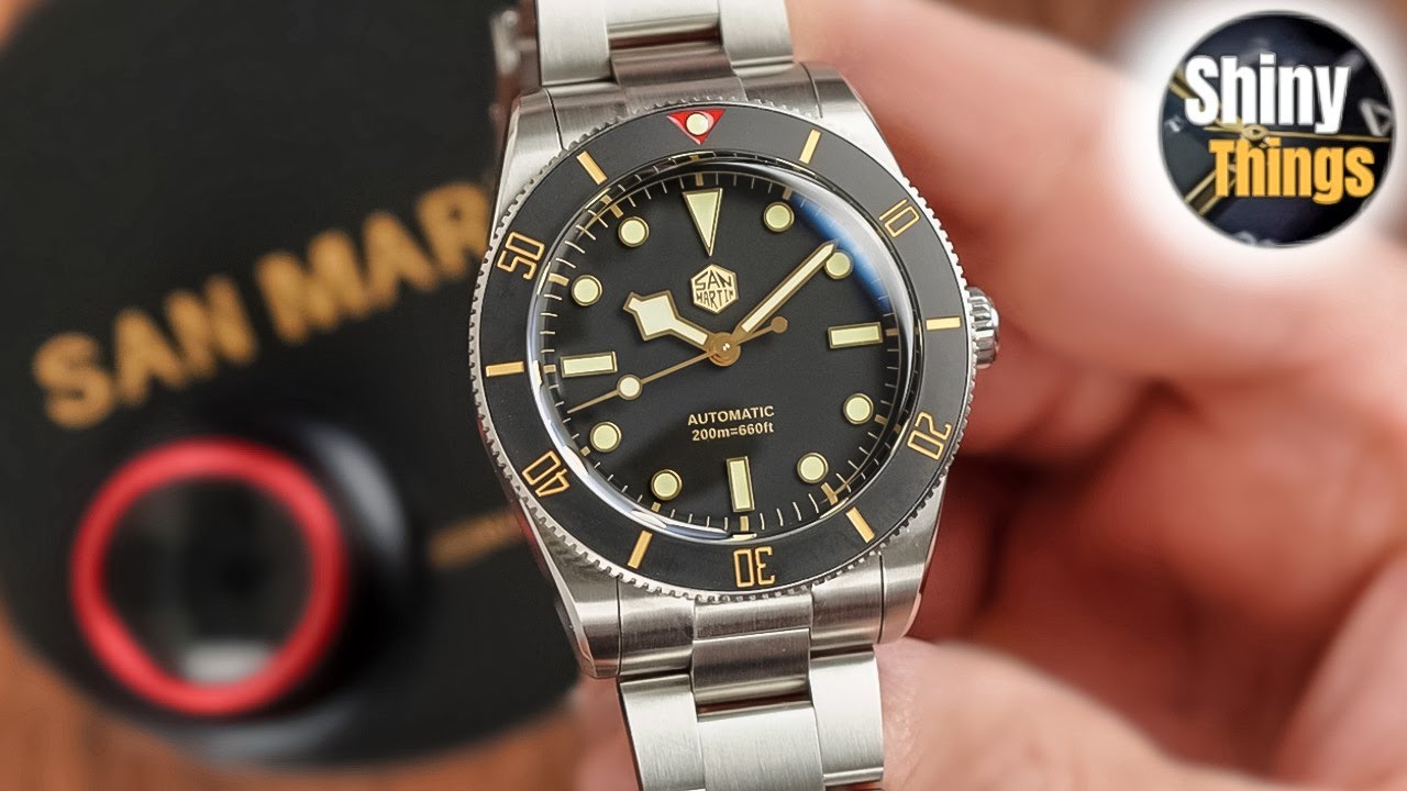 ЕСТЬ ПРОБЛЕМЫ?! - 37-мм San Martin BB54 SN0138 - В стиле Tudor Black Bay 54 - Полный обзор
