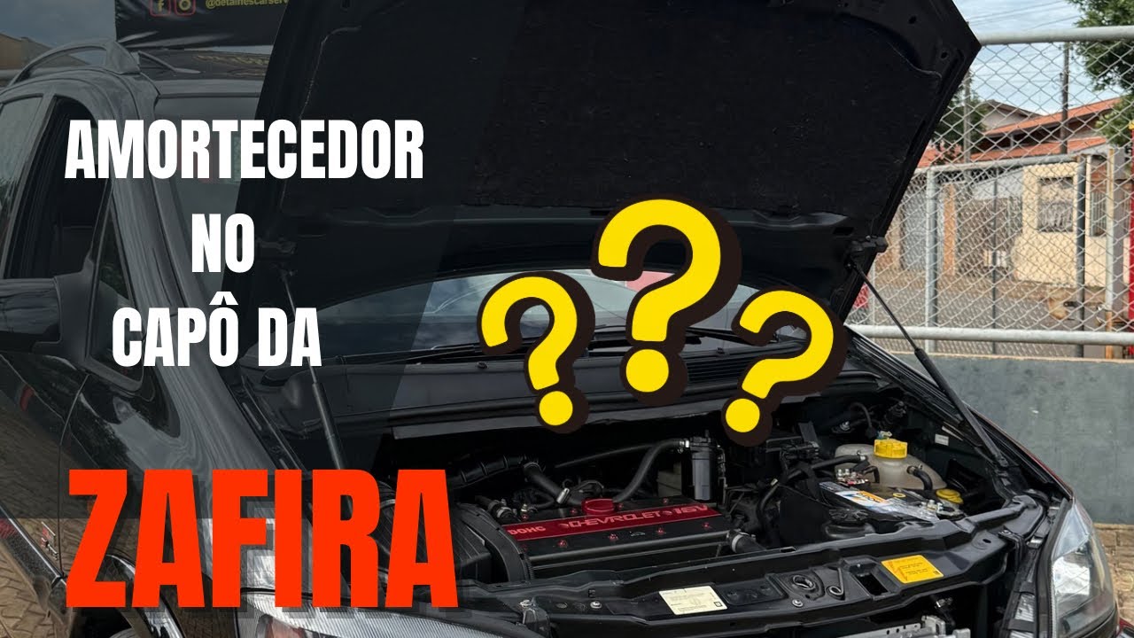 Como instalar amortecedor no capô da Zafira 