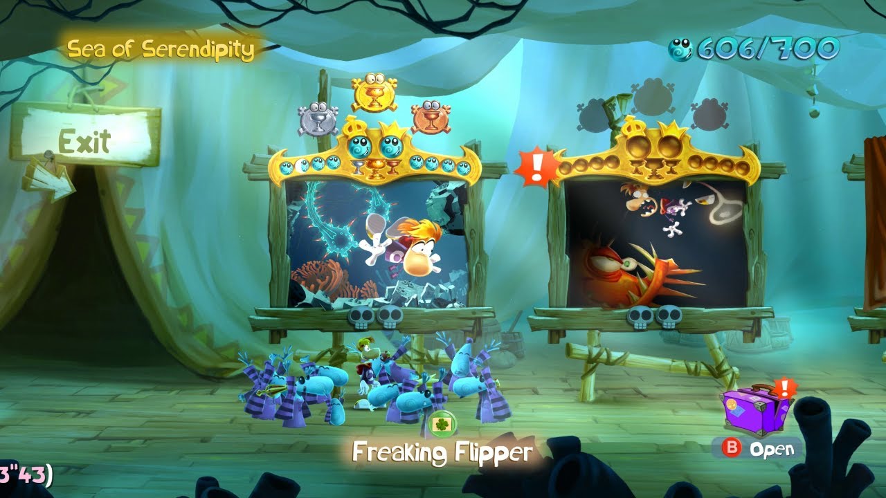 Walkthrough: Rayman Legends 100% - Freaking Flipper