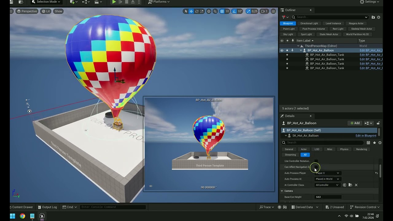 How to use Hot Air Balloon System on your own project ?
