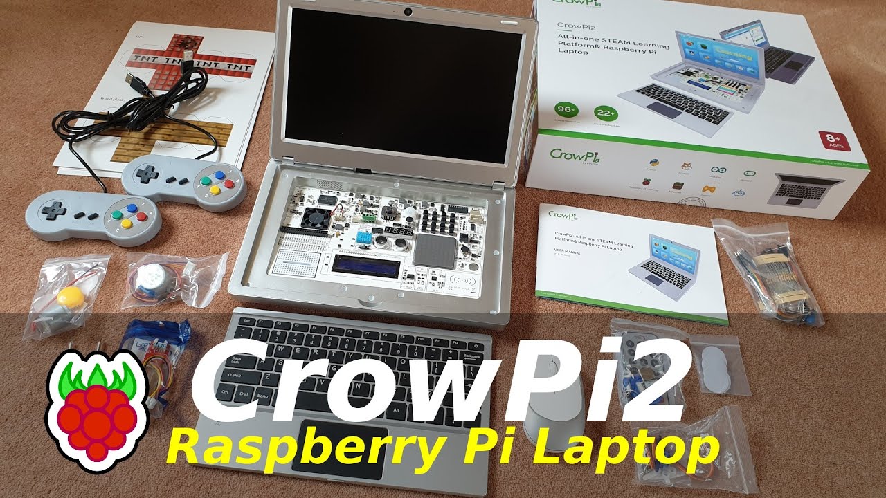 CrowPi2 Raspberry Pi Laptop & Education Platform