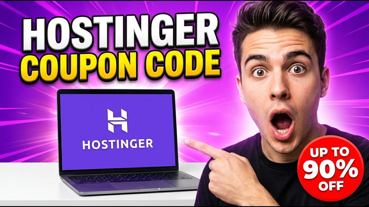 Hostinger Coupon Code (SECRET CODE) 😱 Get 90% Discount NOW!!