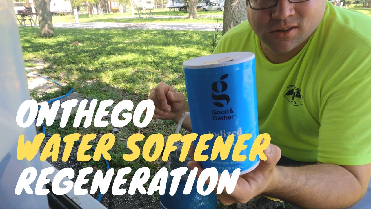 On the Go Water Softener Regeneration - RV Maintenance - RV Water Filter System #fulltimerv