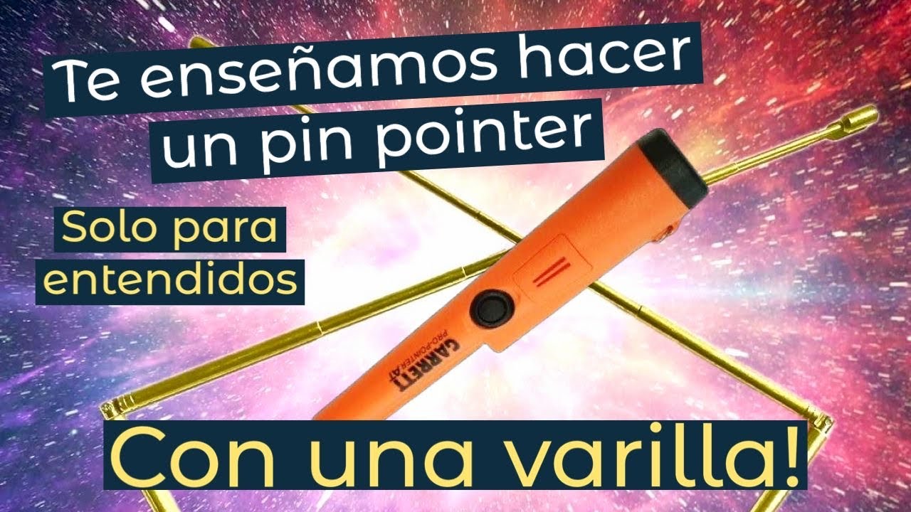 Cómo hacer un pin pointer por menos de 5 dólares. Radiestesia. #radiestesia #automobile #pesca #meta
