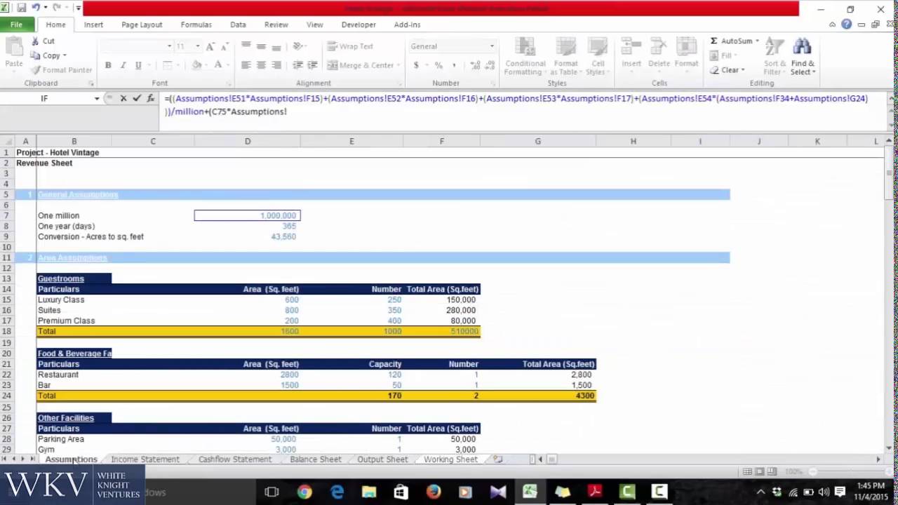 Valuation of Hotel Industry (Sample Video) - Investment Banking - Financial Modeling
