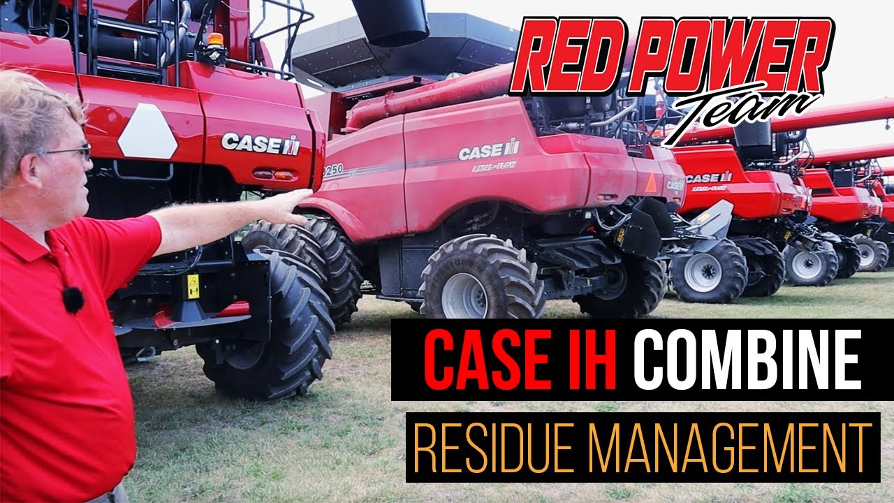 Case IH Combine Residue Management | Red Power Team Combine Tips